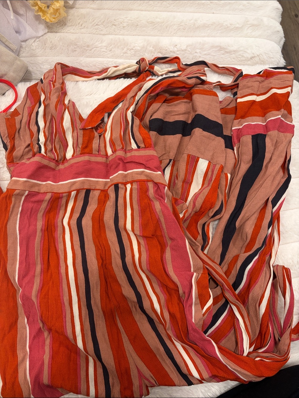 Striped Multi-Color Maxi jumpsuit